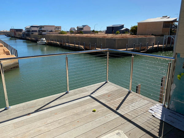 Wire Balustrade Post & Fittings