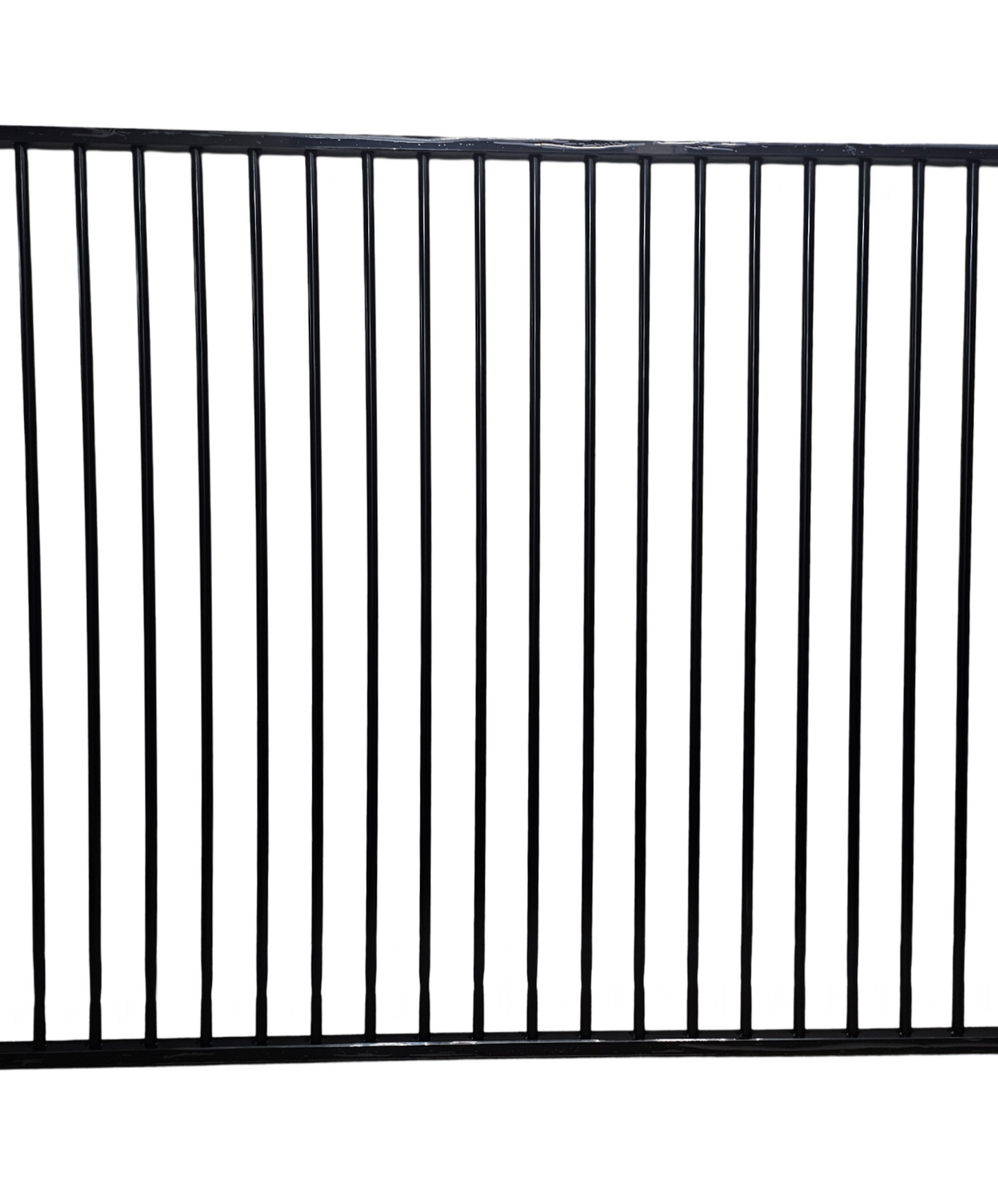 Aluminium Tubular Pool Panel 1500mm (H) x 2400mm (W) Satin Black