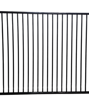 Aluminium Tubular Pool Panel 1500mm (H) x 2400mm (W) Satin Black