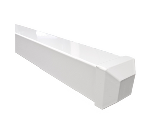 Aluminium Pool Fence Post 65x65mm Dia White