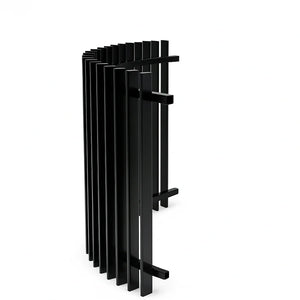 1885 (W) x 1200mm (H) Curved Blade Panel - 90 degrees INC CAPS