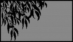 Perforated EUCALYPTUS Pool Panel 2 Meter KIT Black