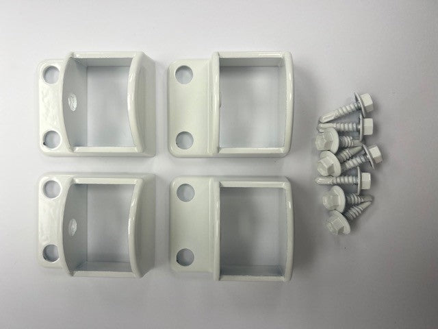 Aluminium Blade Pool Fence Post Brackets 40x40