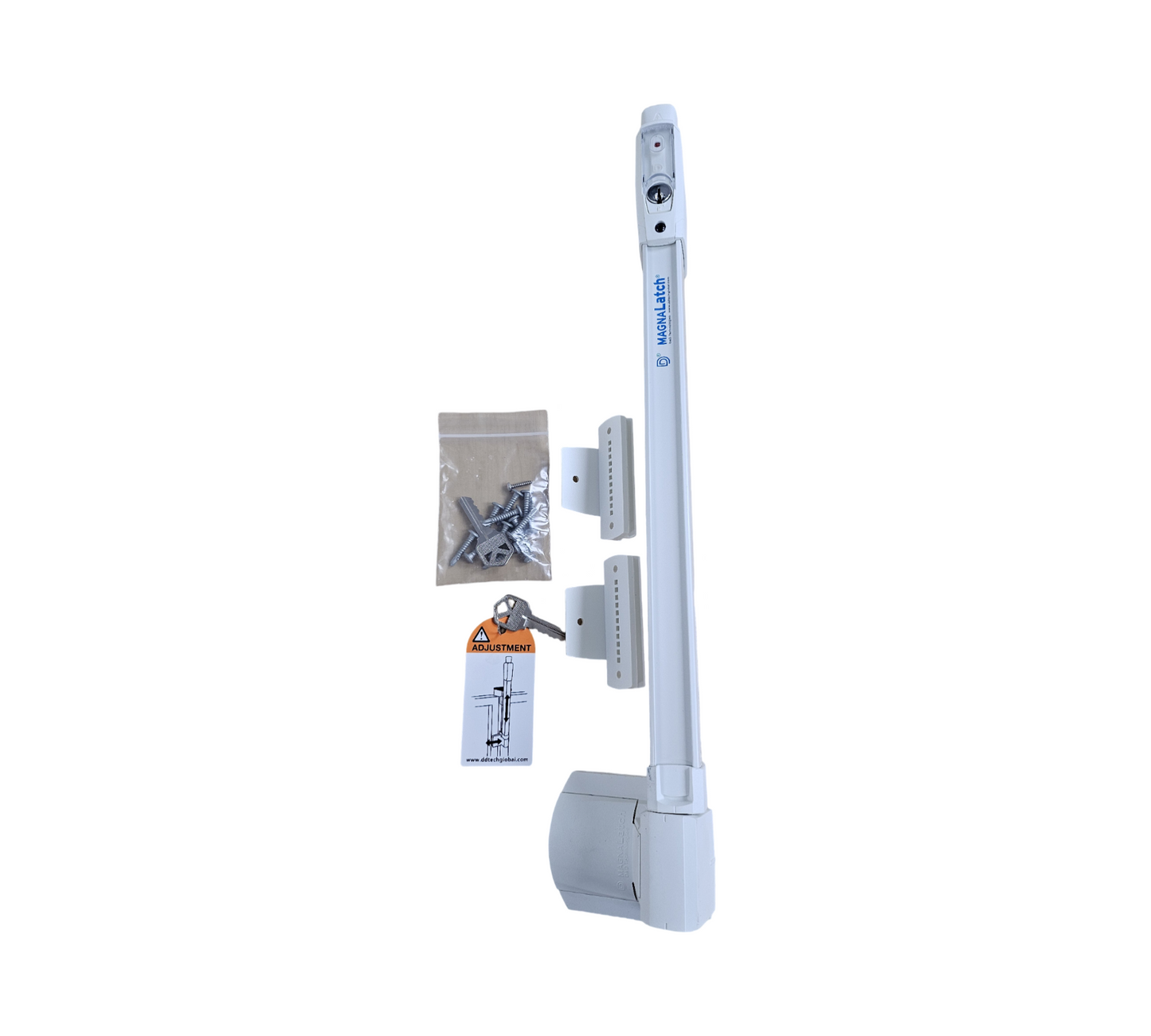 D & D Magna Latch White ML3TPKAWT