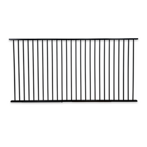 Aluminium Pool Fence Panel 1200mm (H) Satin Black
