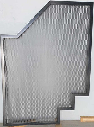 Perforated Pool Fence Raked Panel & Framing KIT 1200x2000mm